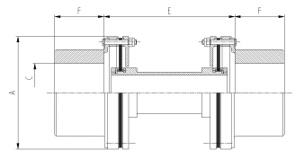 膜盘联轴器叠片型尺寸 膜盘联轴器叠片型尺寸